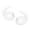 White 1 pair, variant on AOOOWER Ear Tips For 4 Earphone Replacement Earbuds Ear Cap Ear Plug Eartip