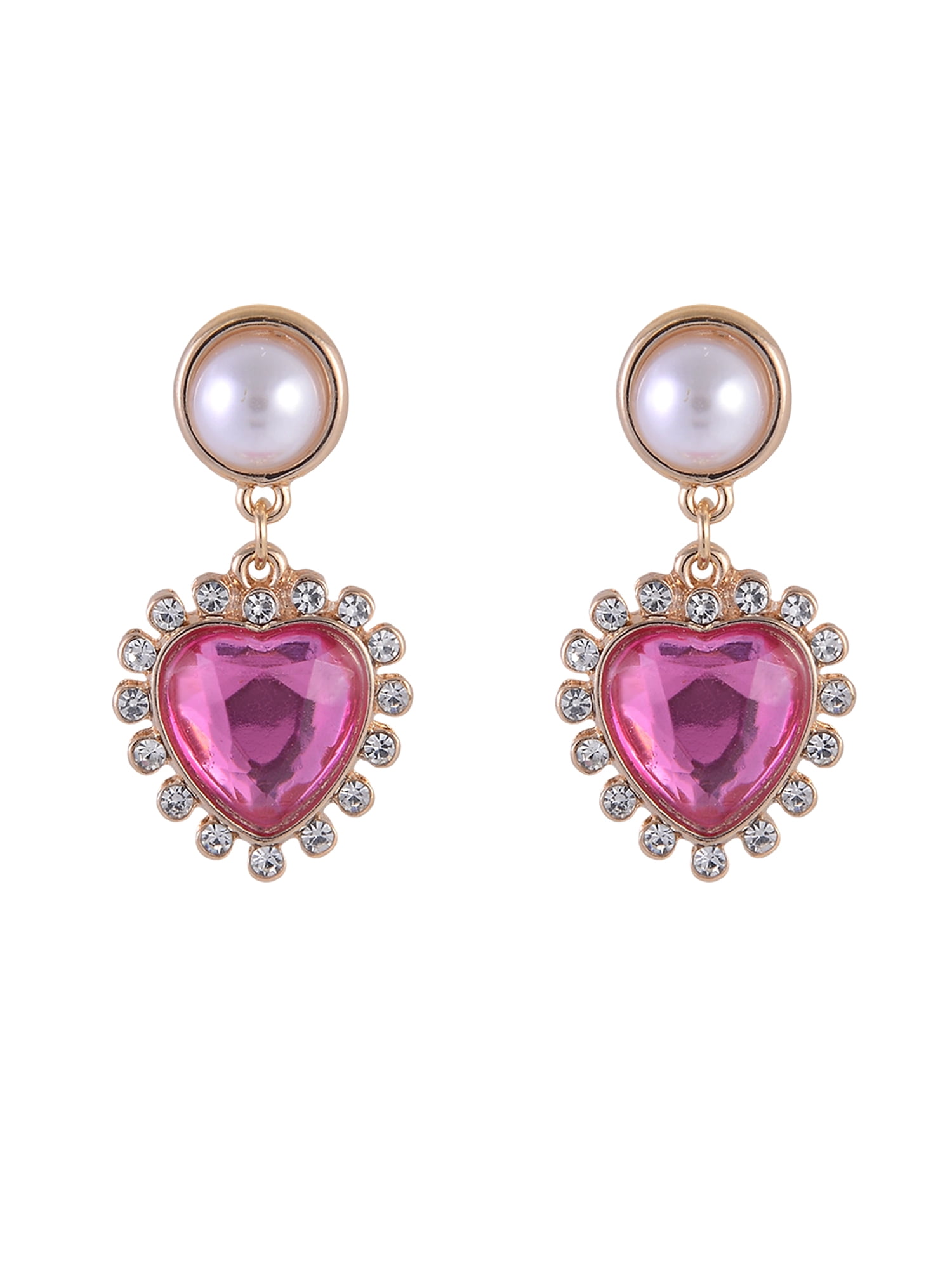 Wonder Nation Goldtone 3pc Butterfly Multi Stone Glitter Drops Earring Set