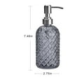 thumbnail image 7 of Glass Pump Soap Dispenser Bottle Body Wash Dispenser Durability Hand Soap Dispenser Lotion Dispensers for Kitchen Laundry Hotel Gray, 7 of 7