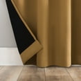 thumbnail image 6 of Sun Zero Oslo Extreme 100% Blackout Grommet Curtain Panel, 52"X95", Gold, 1-Piece Single Panel, 6 of 9