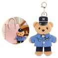 thumbnail image 2 of Adorable Policeman Bear Key Rings Versatile Polices Bear Key Chain Accessory Trendy Bear Pendant Keyrings Ornament, 2 of 9