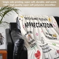 thumbnail image 5 of LHSHID Thank You Gifts for Women Men Appreciation Gifts Soft Heartwarming Blanket with Appreciation Words Teacher Employee Nurse Appreciation Gifts Thank You Gifts for Coworkers Friend 50x60in, 5 of 5