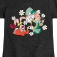 thumbnail image 3 of Disney - Alice In Wonderland - Hatter And Hare Daisy - Toddler & Youth Girls Short Sleeve Graphic T-Shirt, 3 of 5