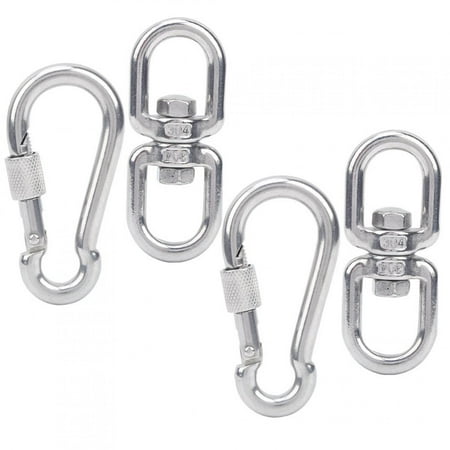 

Reiche 304 Stainless Steel Double Ended Universal Rotating Hook Chain Avoid Knotting Accessory M8