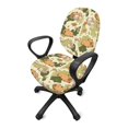 thumbnail image 5 of Chririnla Stretch Office Chair Cover with Capybara Axolotl, 2 Pcs Removable Polyester Slipcovers for Armchair and Boss Chair, 5 of 8