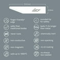 thumbnail image 5 of Slice 10518 Replacement Craft Knife Scalpel Blades - Straight Edge, Rounded Tip - Finger-Friendly, Micro Ceramic Safety Blade - Pack of 4, 5 of 12