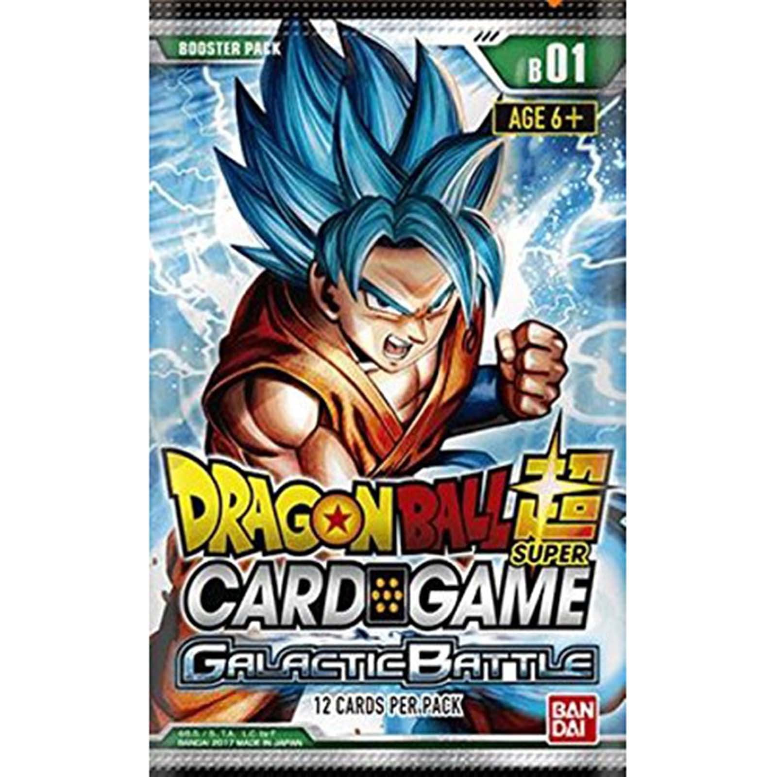 Bandai super card game collector pack 2018-dragon ball z-set of 5 boosters 
