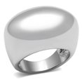 thumbnail image 1 of Alamode 3W281-7 Femmes Bague en Laiton Rhodié Sans Pierre en Aucune Pierre - Taille 7, 1 of 1