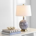 thumbnail image 2 of Safavieh Orianna 25.00 in Contemporary Gold Table Lamps White Floral Shades, 2 of 3