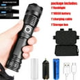thumbnail image 4 of 12000000Lumens Brightest LED Flashlight Rechargeable Tactical Police Work Light, 4 of 10