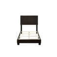 thumbnail image 3 of Simple Relax Faux Leather Twin Bed, Espresso PU, 3 of 4