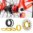thumbnail image 5 of Lightweight Bike 19T Single Cassette Spacers Adapter Sprocket Freewheel Refit Parts Equipment - Golden, 5 of 9