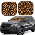 thumbnail image 6 of Kdxio Peanuts5 Print 2-Piece Sun Shade Front Windshield - Foldable Car Front Window Sunshades for Most Sedans SUV Truck, 6 of 6