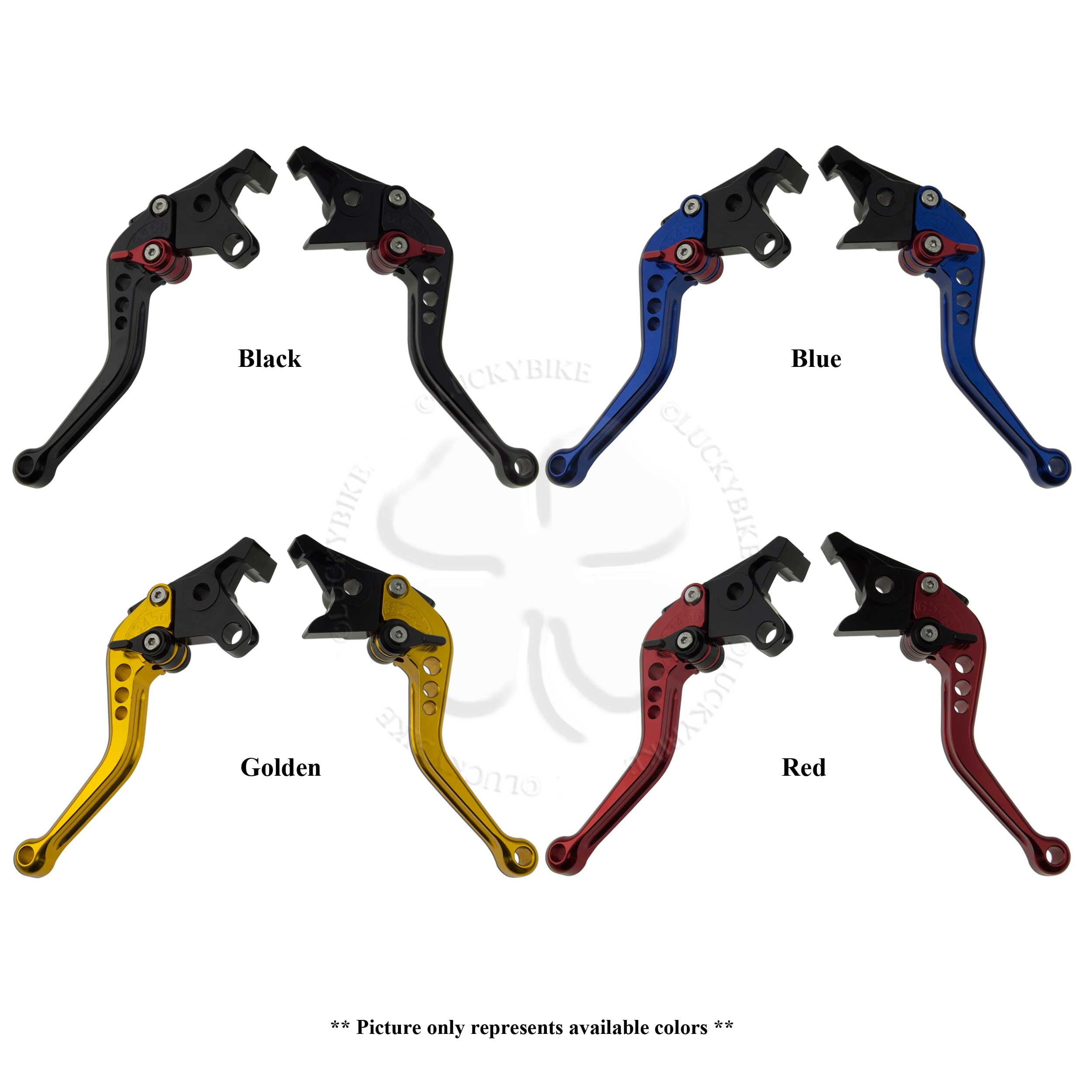 Gold CNC Shorty Brake Clutch Lever Kawasaki Ninja ZX 7 7R 9R