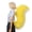 Yellow, variant on Anime Furry Squirrel Tail Costume Accessory,53.2" Halloween Flexible Plush Fursuit Animal Theme Squirrel Tails Outfit