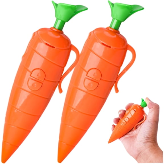 2Pcs Carrot Recorder Pen, 60-Second Voice Recorder Pen – Cute Carrot Shape Ballpoint Pen with Recording Function for Office, Study and Everyday Use
