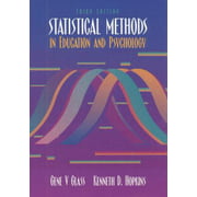 Statistical Methods in Education and Psychology (3rd Edition) [Hardcover - Used]