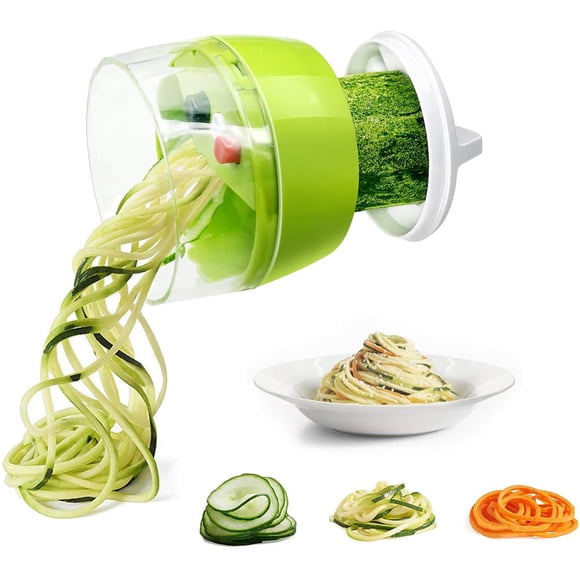 axGear Multi-Function Handheld Spiralizer Vegetable Slicer Adjustable Grater Cutter