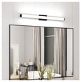 thumbnail image 3 of Black Bathroom Vanity Light Fixture 41 inch LED Modern Wall Sconce Over Mirror, Matte Black Finish, Cool White 6000K, Bathroom Lighting for Sink/Dresser, 3 of 6