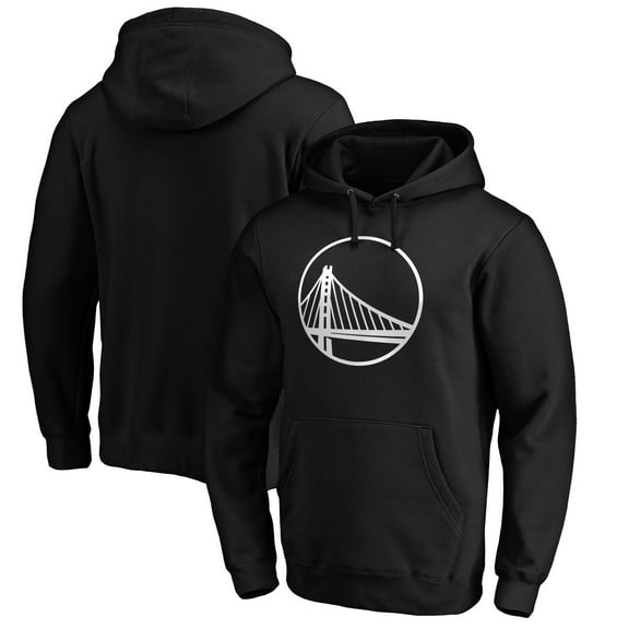 Men's Black Golden State Warriors  Pullover Hoodie