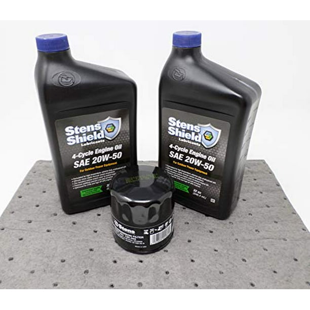 Stens 20w 50 Oil Change Kit 2 Quarts Oil And Filter Replaces Kohler 52 050 02 S Walmart Com Walmart Com