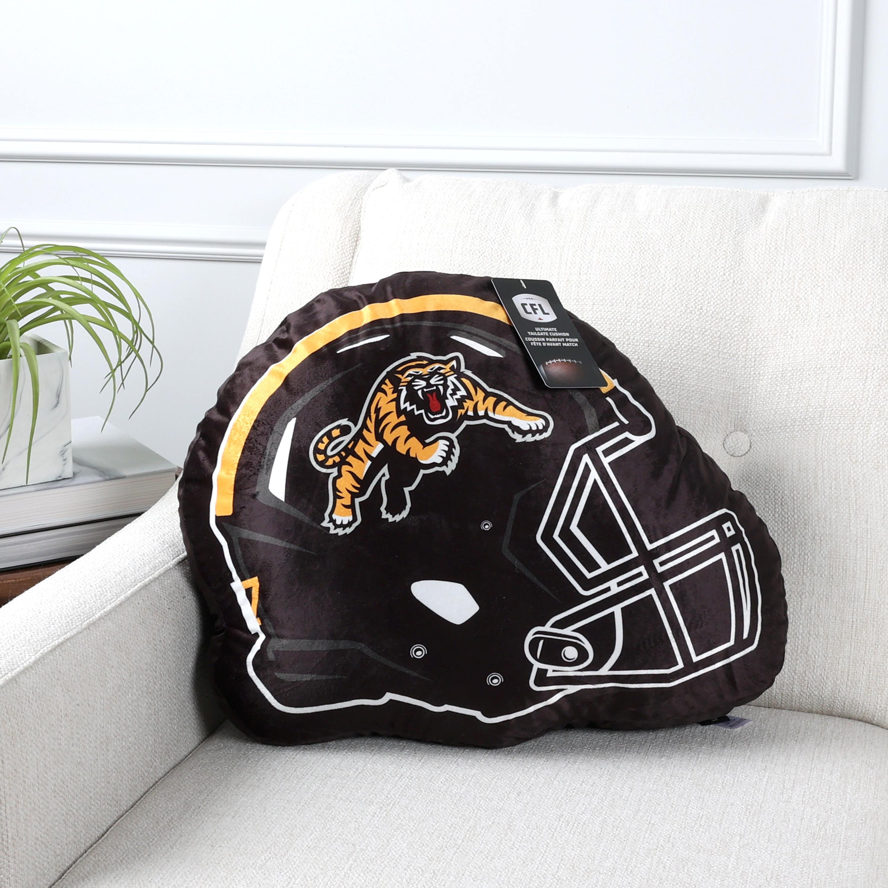 Coussin en forme de casque des Hamilton Tigercats de la LCF