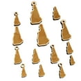 thumbnail image 1 of New Hampshire State Silhouette Wood Mini Charms Shapes DIY Craft Jewelry - No Hole - 16mm (22pcs), 1 of 7