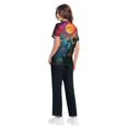thumbnail image 4 of QHRMKOG Halloween Scrubs for Women Plus Size Print Pockets Short Sleeve V Neck Shirt Cute Outfits Casual Uniform Suit Blue XL, 4 of 4