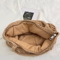 thumbnail image 4 of Crochet Woven Beach Tote Bag With Inner Lining Lightweight Foldable Soft Shoulder Bag Large Capacity Fashion Purse For Women Summer Vacation Beach Travel Daily Use, 4 of 7