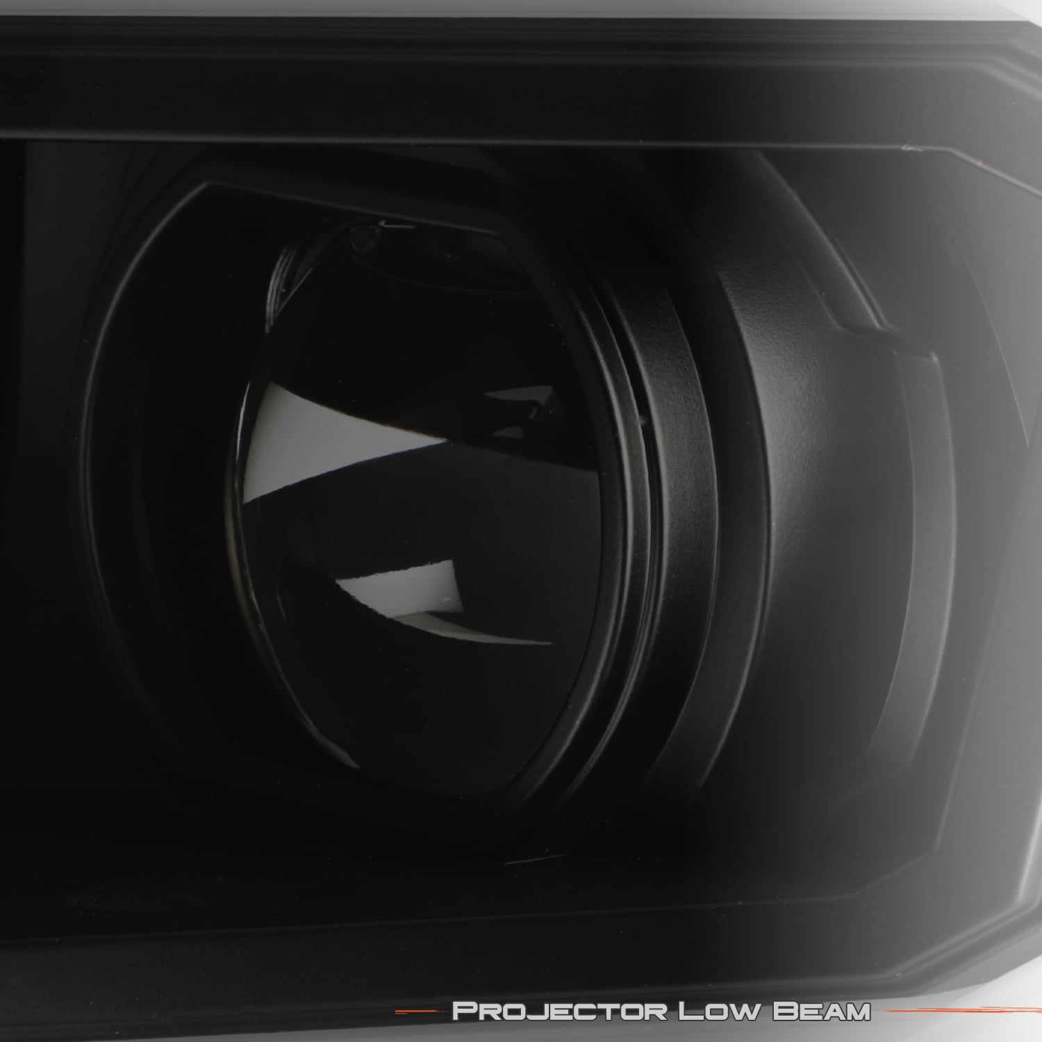 AKKON - Fits 2016-2024 Nissan Titan Projector Headlights w/ Tube LED Signal- Black Smoke Pair Housing
