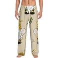 thumbnail image 2 of Lsque Gnomes Bees And Sunflowers Print Men's Pajama Pants, Lounge Pant - Comfortable Home Wear,Elastic Waistband, Stylish Design-Small, 2 of 9