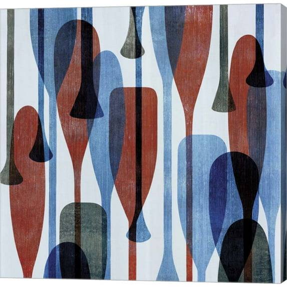 Great Art Now Paddles I by Edward Selkirk Canvas Wall Art