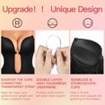 thumbnail image 3 of Lilvigor Women Shapewear Backless Body Bra Shaper Womens Plus Size Plunge Invishaper Low Back Thong Bodysuits Open Crotch Daily Use, 3 of 7