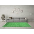 thumbnail image 3 of Ahgly Company Indoor Round Oriental Emerald Green Industrial Area Rugs, 3' Round, 3 of 4
