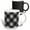Multicolor, variant on 3drose, Abstract Monochrome Geometrical Dot Pattern Background Design, 11oz Mug
