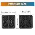thumbnail image 4 of 2 Pieces Dustproof PC Fan Dust Filter Computer Fan Filter Grills Guard Plastic Mesh Cover for 40mm PC Case Fan, 4 of 7