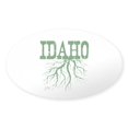thumbnail image 1 of CafePress - Idaho Roots - Sticker (Oval), 1 of 1