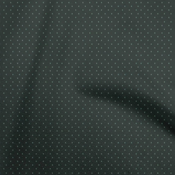 oneOone Polyester Spandex Black Fabric Geometric Sewing Craft Projects Fabric Prints By Yard 56 Inch Wide