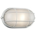thumbnail image 3 of Trans Globe Lighting 41015 BK 6.5" Width 1 Light Flush Mount Bulkhead Outdoor Wall Sconce, 3 of 6