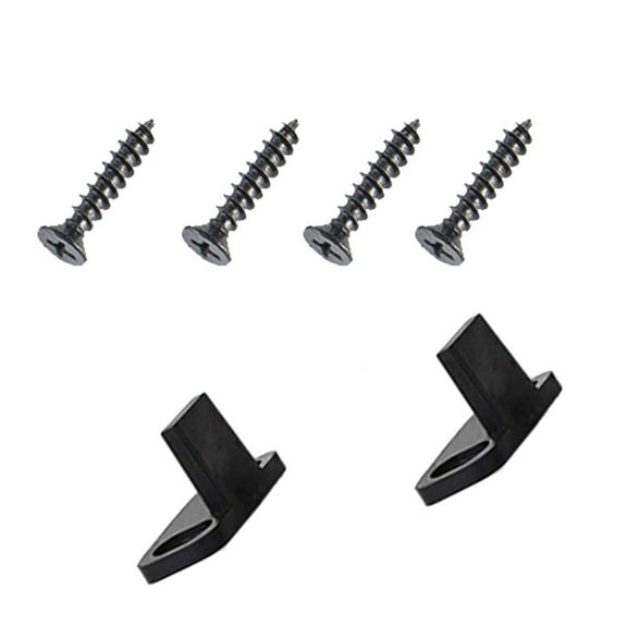 Gongc 2Pcs Floor Mounted Barn Door Guides - Adjustable L Brackets for Sliding Doors