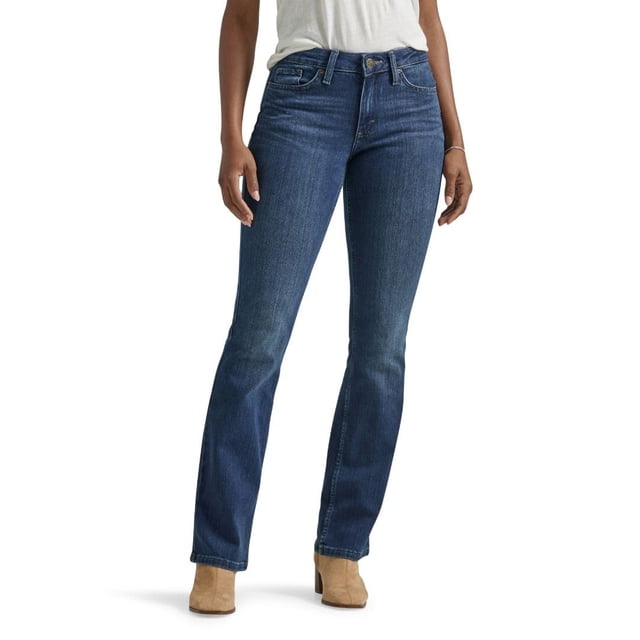 Jean Lee Legendary Mid Rise Bootcut Compass 8L para mujer