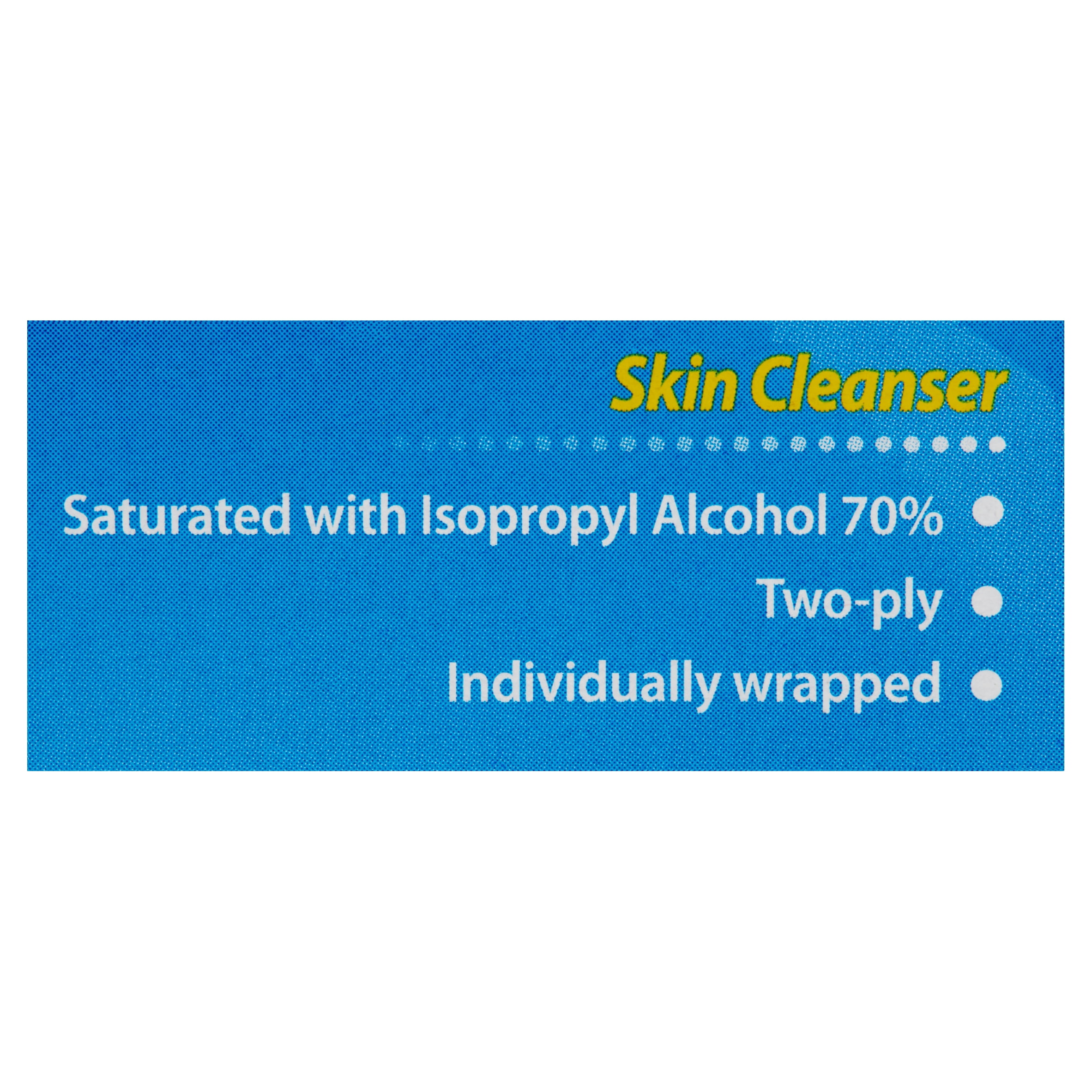 ReliOn Skin Cleanser Sterile Alcohol Swabs Twin Pack, 400 count, 2 pack