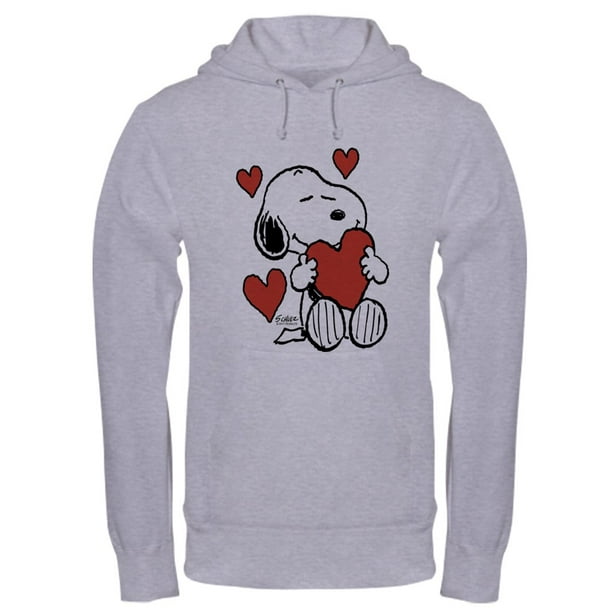 CafePress - CafePress - Snoopy On Heart Sweatshirt - Pullover Hoodie ...