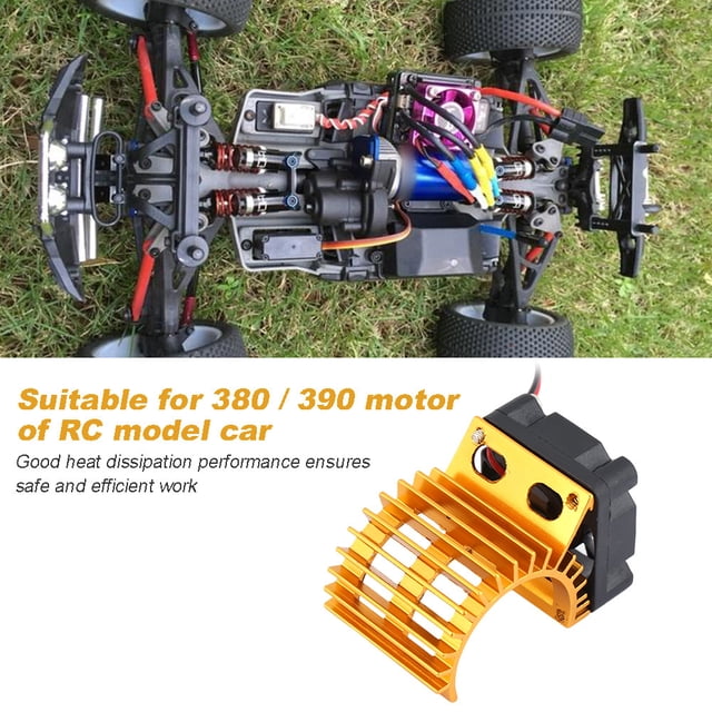 Heat Sink With Cooling Fan Motor For 1/10 Scale Electric RC Car 380 / 390