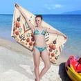 thumbnail image 6 of GZHJMY Microfiber Beach Towel,Western Aztec Super Absorbent Sport Towel with Pouch,Quick Dry Pool Towels Pool Blanket for Swimming,Picnic,Yoga Gym 31×71in Bath Towels, 6 of 7