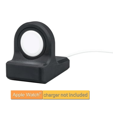 Onn. Apple Watch Stand Black Compatible for Apple Watch Series 7/SE/6/5/4/3/2/1 Without Charger