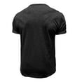 thumbnail image 4 of zfhfof Mens Muscle Slim Cotton T Shirt Summer Short Sleeve Button V-Neck Henley Shirt Gym Workout Athletic Tee Shirts Tops, 4 of 5