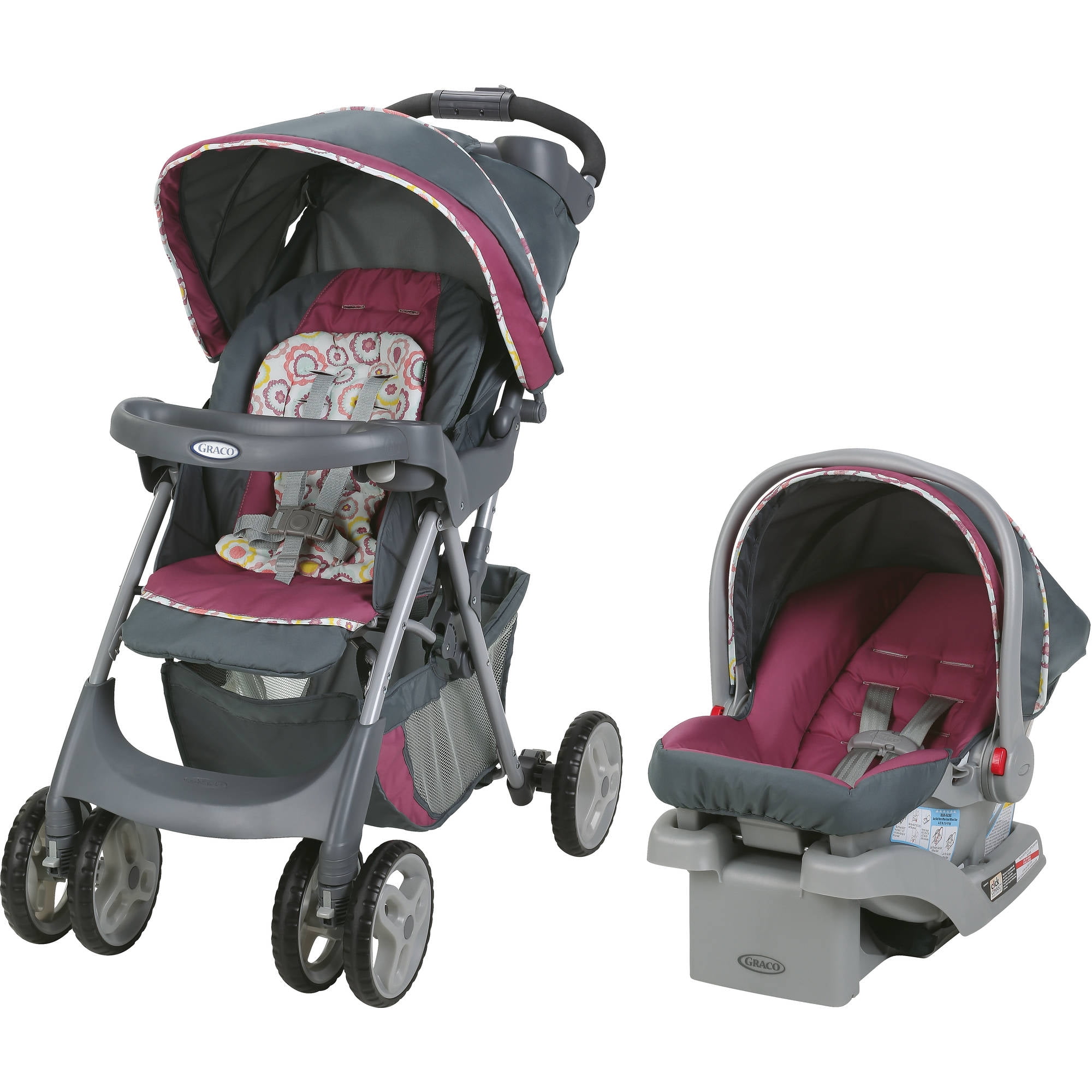 graco flower stroller