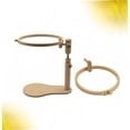 thumbnail image 3 of OULII Embroidery Lap Frame 1 Set Light Brown for Hands Free Stitching in Family Use, 3 of 8