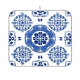 thumbnail image 5 of Iauyy Dish Drying Mat for Kitchen Counter, Super Absorbent & Hanging 16x18 / 18x24 Inch (S/M) Features Intricate Geometric Designs, 5 of 8